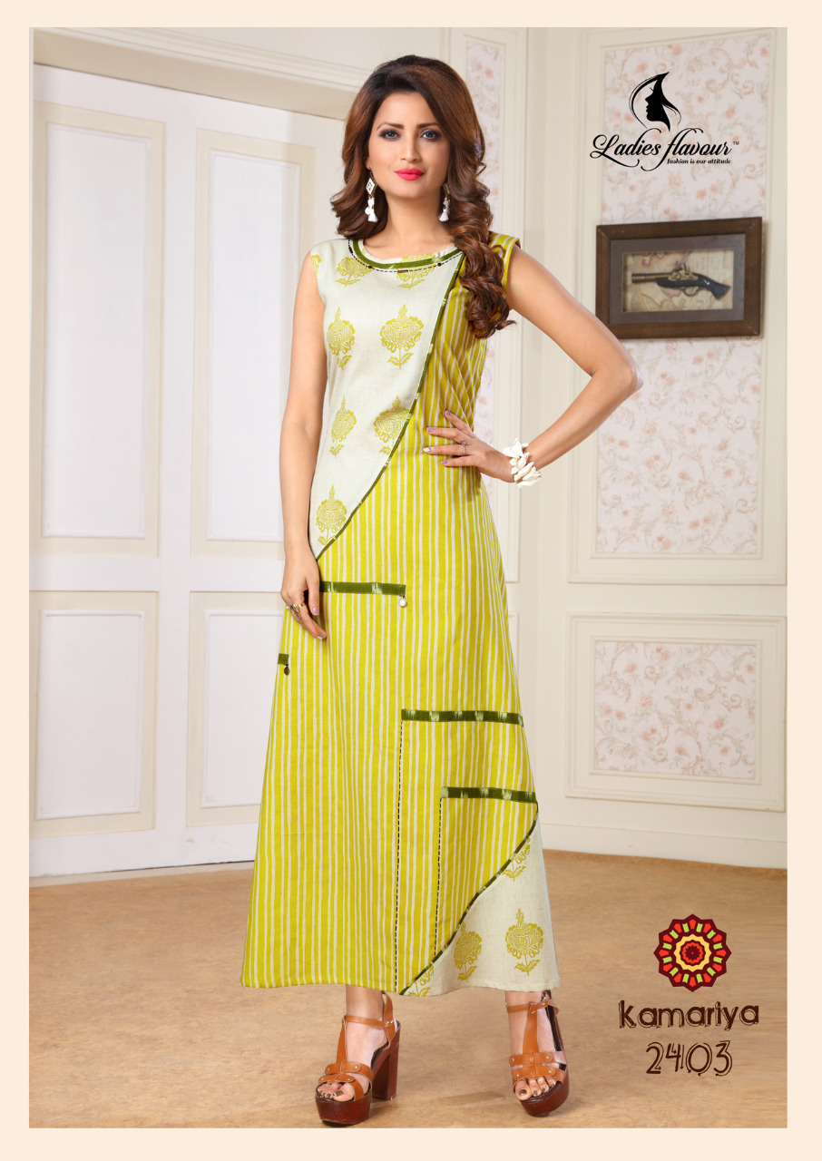 Ladies Flavour Presents Kamariya Cotton Flax Kurtis Ladies Flavour Presents Kamariya Cotton Flax Kurtis