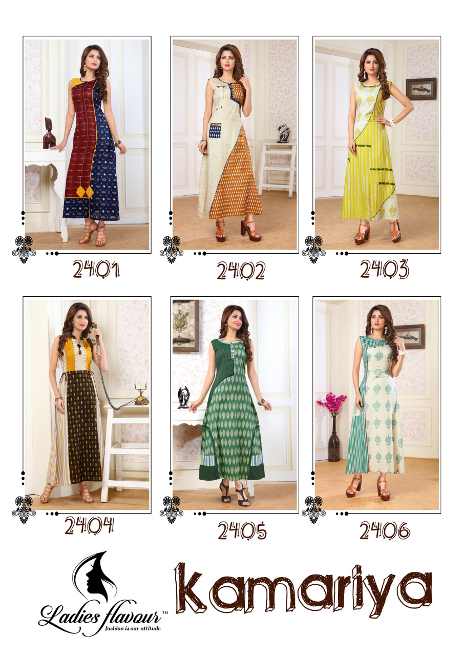 Ladies Flavour Presents Kamariya Cotton Flax Kurtis Ladies Flavour Presents Kamariya Cotton Flax Kurtis