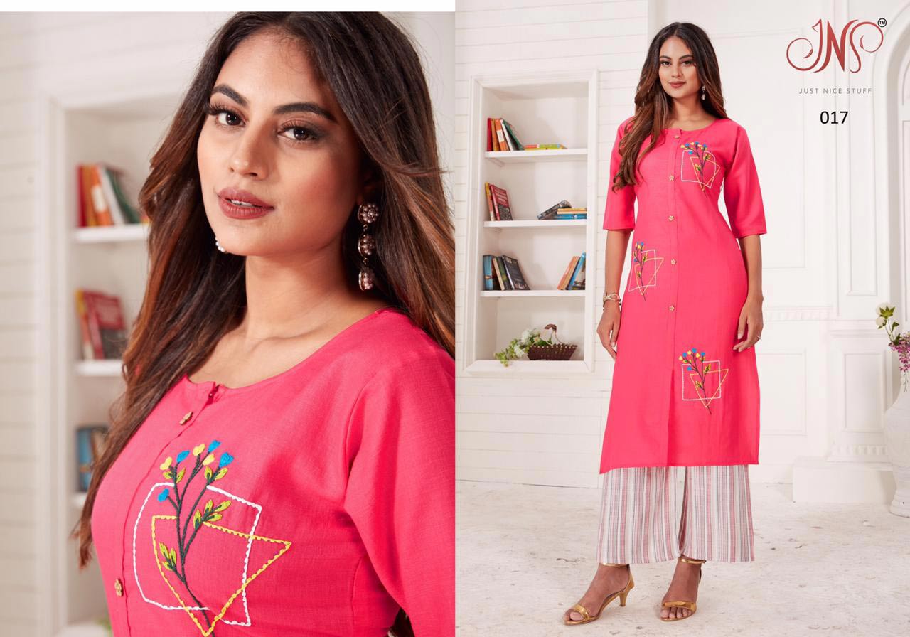 Kia Cotton Print Palazzo Kurtis Catalog Set Kia Cotton Print Palazzo Kurtis Catalog Set