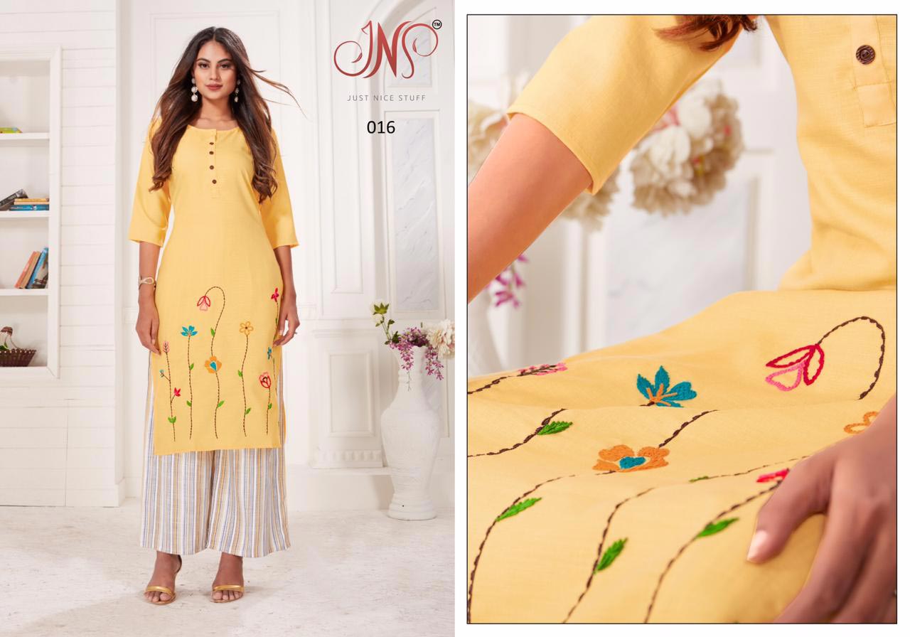 Kia Cotton Print Palazzo Kurtis Catalog Set Kia Cotton Print Palazzo Kurtis Catalog Set