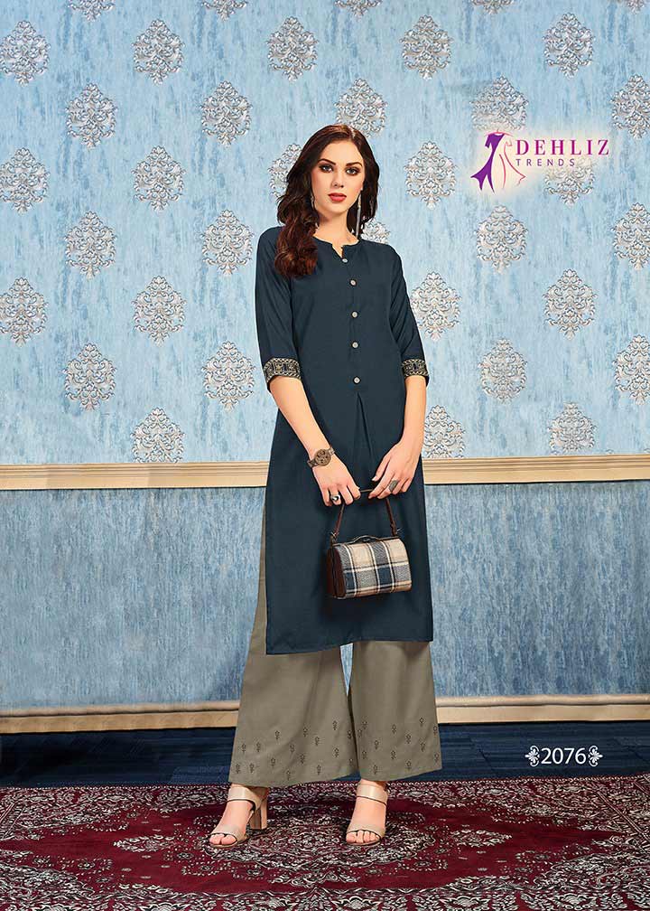 Dehliz Trends Kitty Magic Slub Kurti Manufacturer Dehliz Trends Kitty Magic Slub Kurti Manufacturer