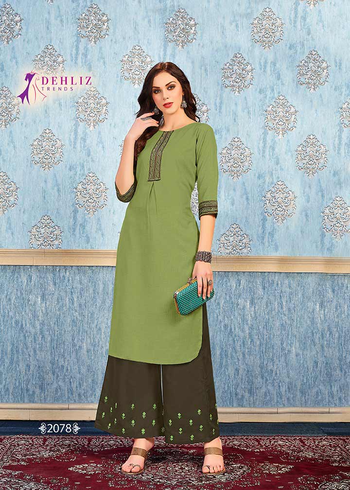 Dehliz Trends Kitty Magic Slub Kurti Manufacturer Dehliz Trends Kitty Magic Slub Kurti Manufacturer