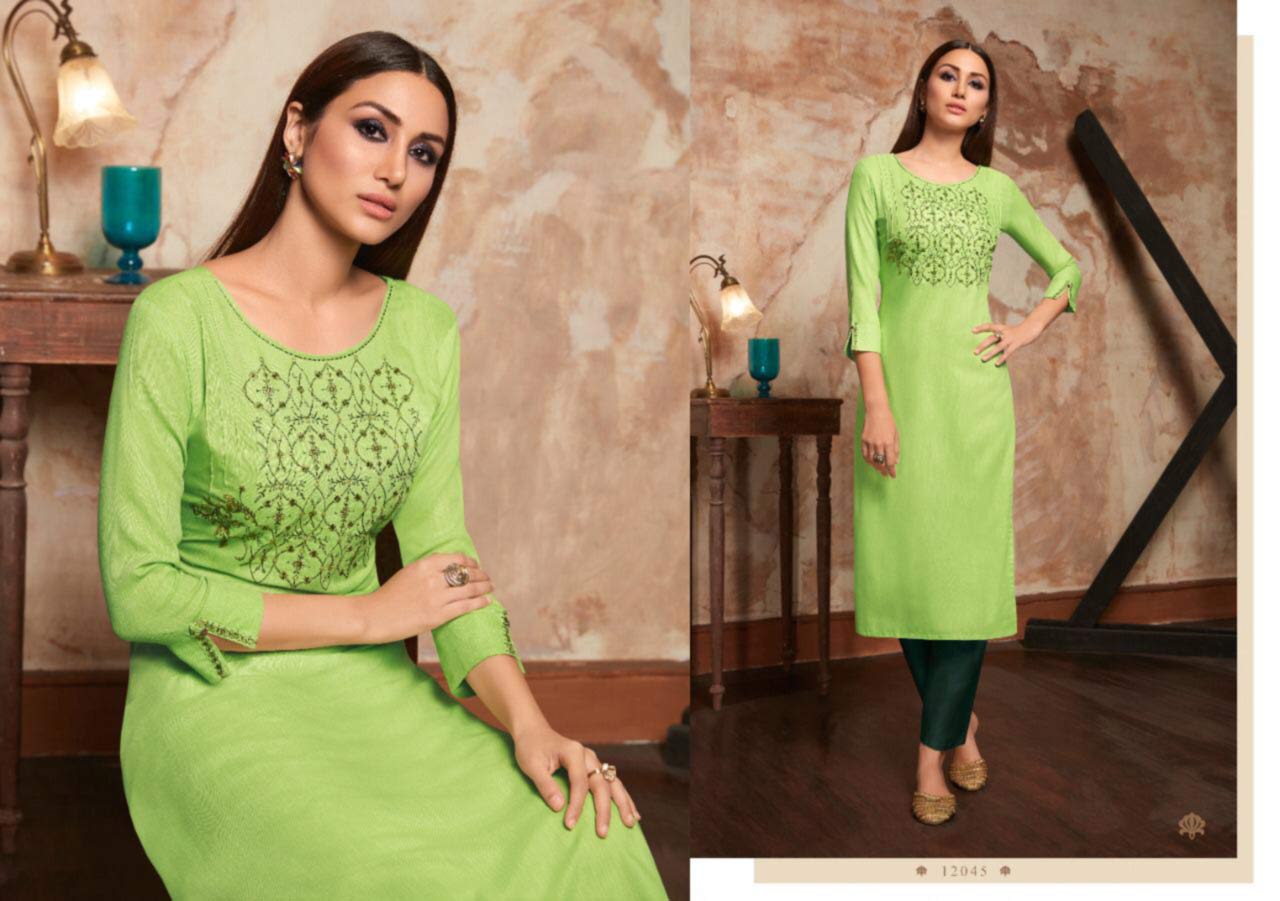 Kivi Two Tone Wholesale Kurtis Catalog Kivi Two Tone Wholesale Kurtis Catalog