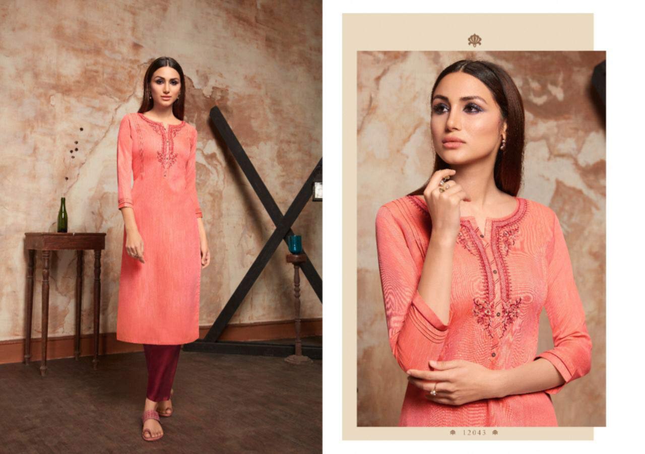 Kivi Two Tone Wholesale Kurtis Catalog Kivi Two Tone Wholesale Kurtis Catalog