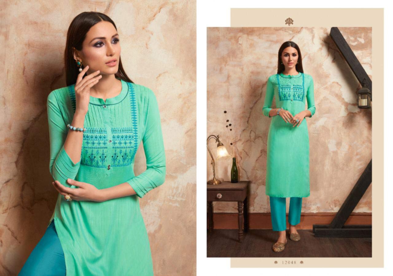 Kivi Two Tone Wholesale Kurtis Catalog Kivi Two Tone Wholesale Kurtis Catalog