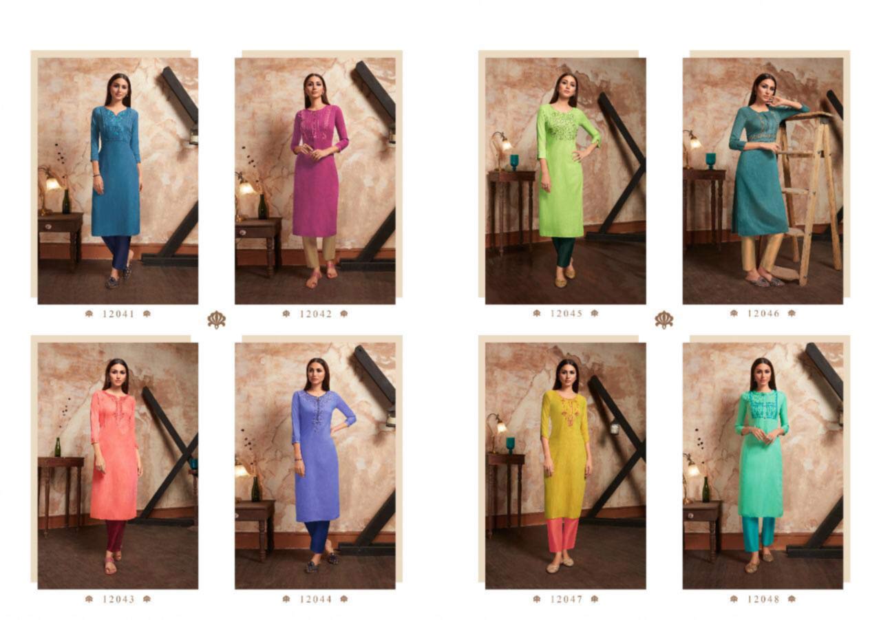 Kivi Two Tone Wholesale Kurtis Catalog Kivi Two Tone Wholesale Kurtis Catalog