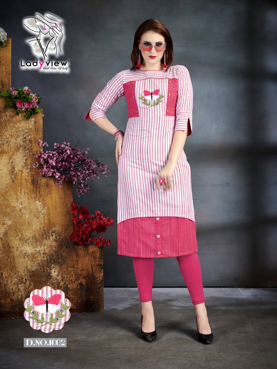 Kulfi Ladyview Hand Embroidery Wholesale Kurti Kulfi Ladyview Hand Embroidery Wholesale Kurti