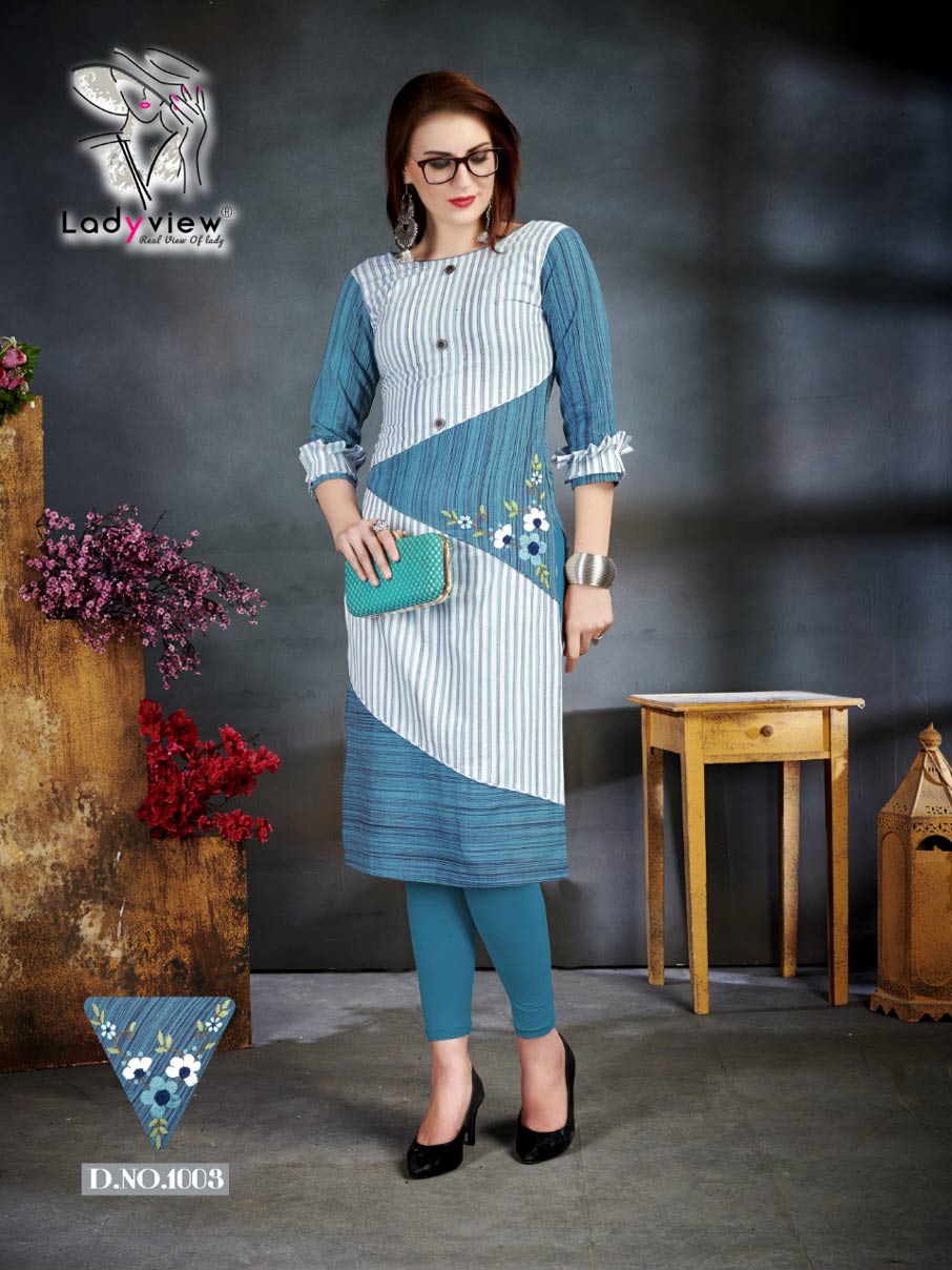 Kulfi Ladyview Hand Embroidery Wholesale Kurti Kulfi Ladyview Hand Embroidery Wholesale Kurti