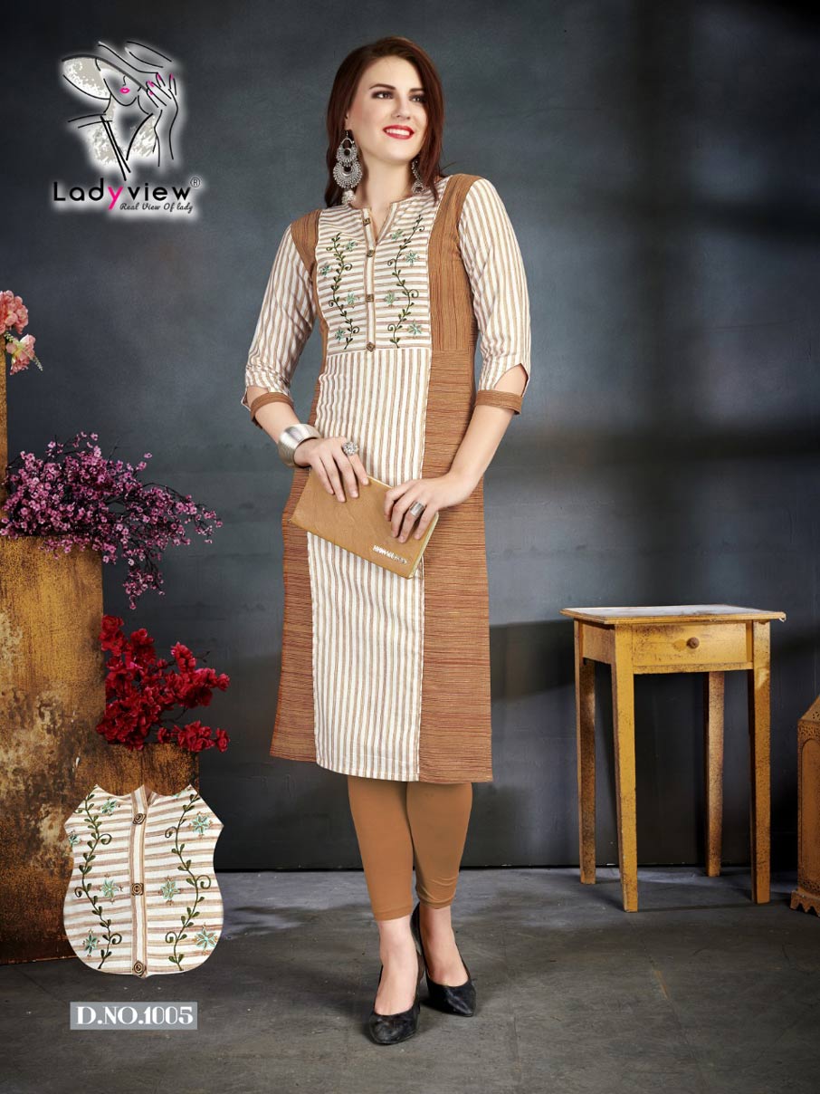 Kulfi Ladyview Hand Embroidery Wholesale Kurti Kulfi Ladyview Hand Embroidery Wholesale Kurti