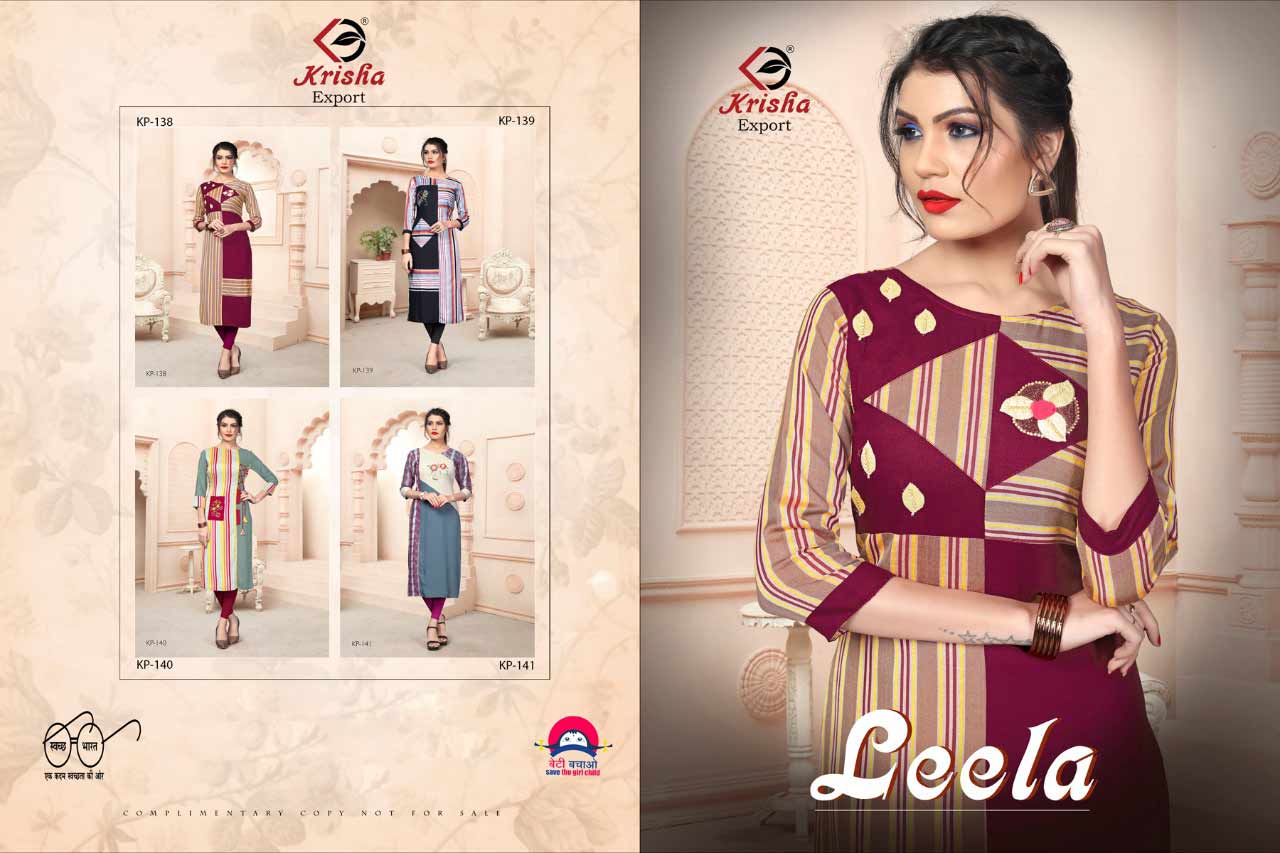Leela Krisha Export Handloom Cotton Kurti Sets Leela Krisha Export Handloom Cotton Kurti Sets