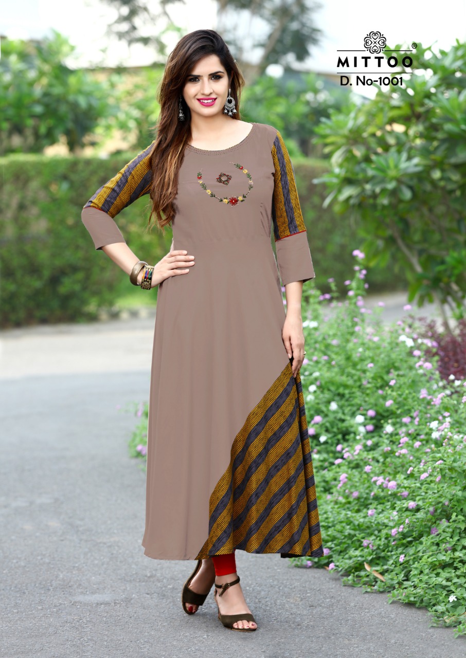Leriya Mittoo Rayon Flax Anarkali Kurta Wholeseller Leriya Mittoo Rayon Flax Anarkali Kurta Wholeseller