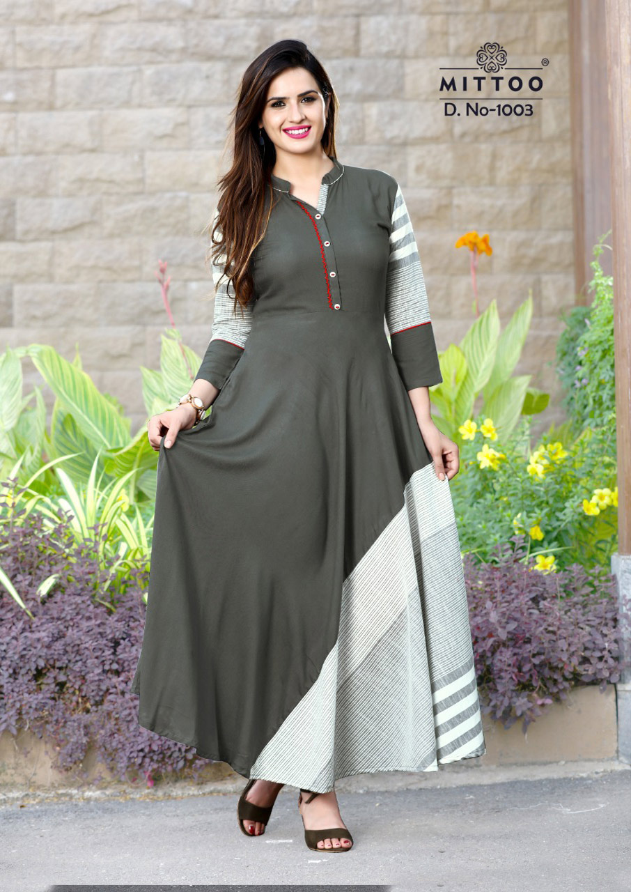 Leriya Mittoo Rayon Flax Anarkali Kurta Wholeseller Leriya Mittoo Rayon Flax Anarkali Kurta Wholeseller