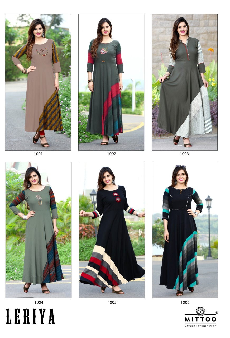 Leriya Mittoo Rayon Flax Anarkali Kurta Wholeseller Leriya Mittoo Rayon Flax Anarkali Kurta Wholeseller