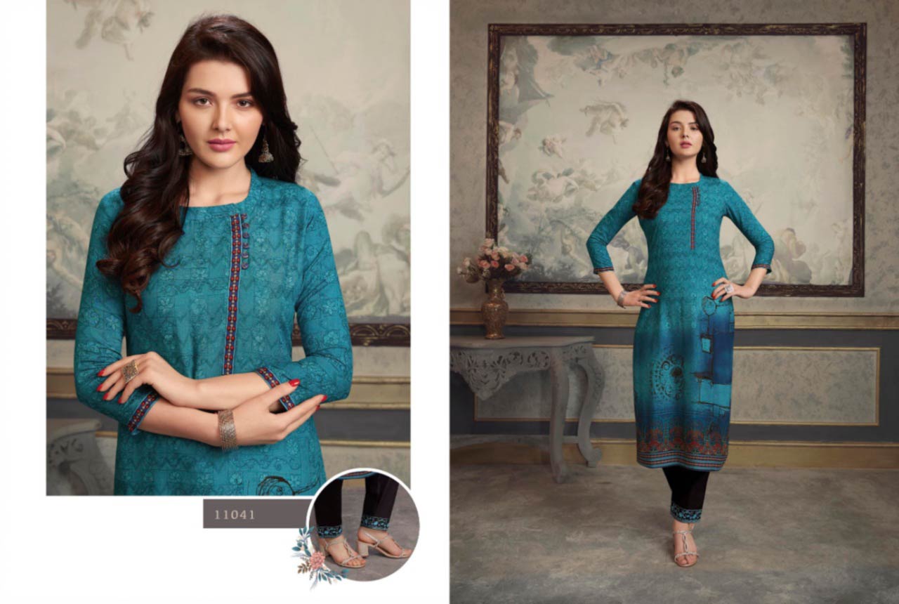 Kajree Lotus Rayon Silk Wholesale Kurti Kajree Lotus Rayon Silk Wholesale Kurti