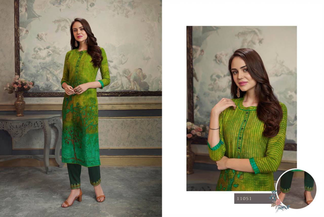 Kajree Lotus Rayon Silk Wholesale Kurti Kajree Lotus Rayon Silk Wholesale Kurti