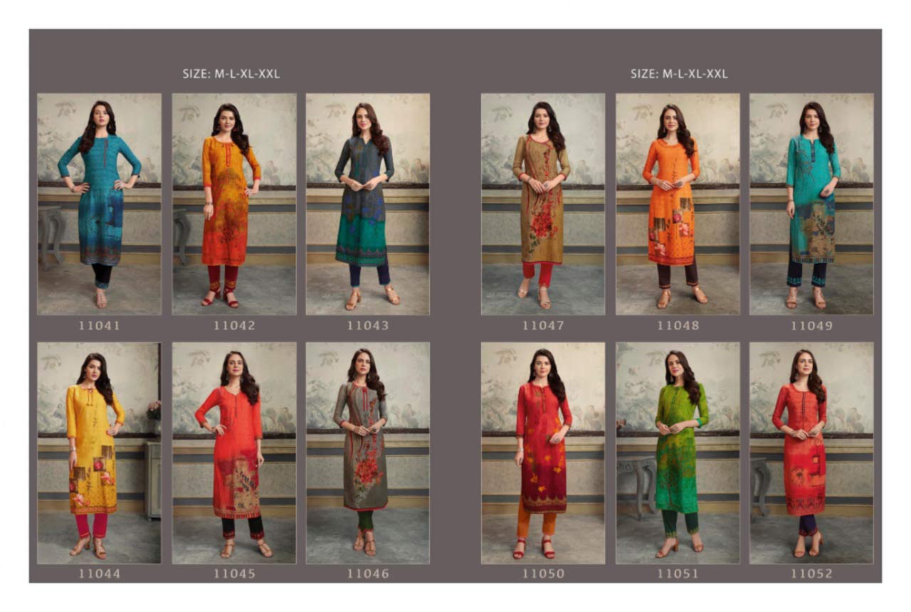 Kajree Lotus Rayon Silk Wholesale Kurti Kajree Lotus Rayon Silk Wholesale Kurti
