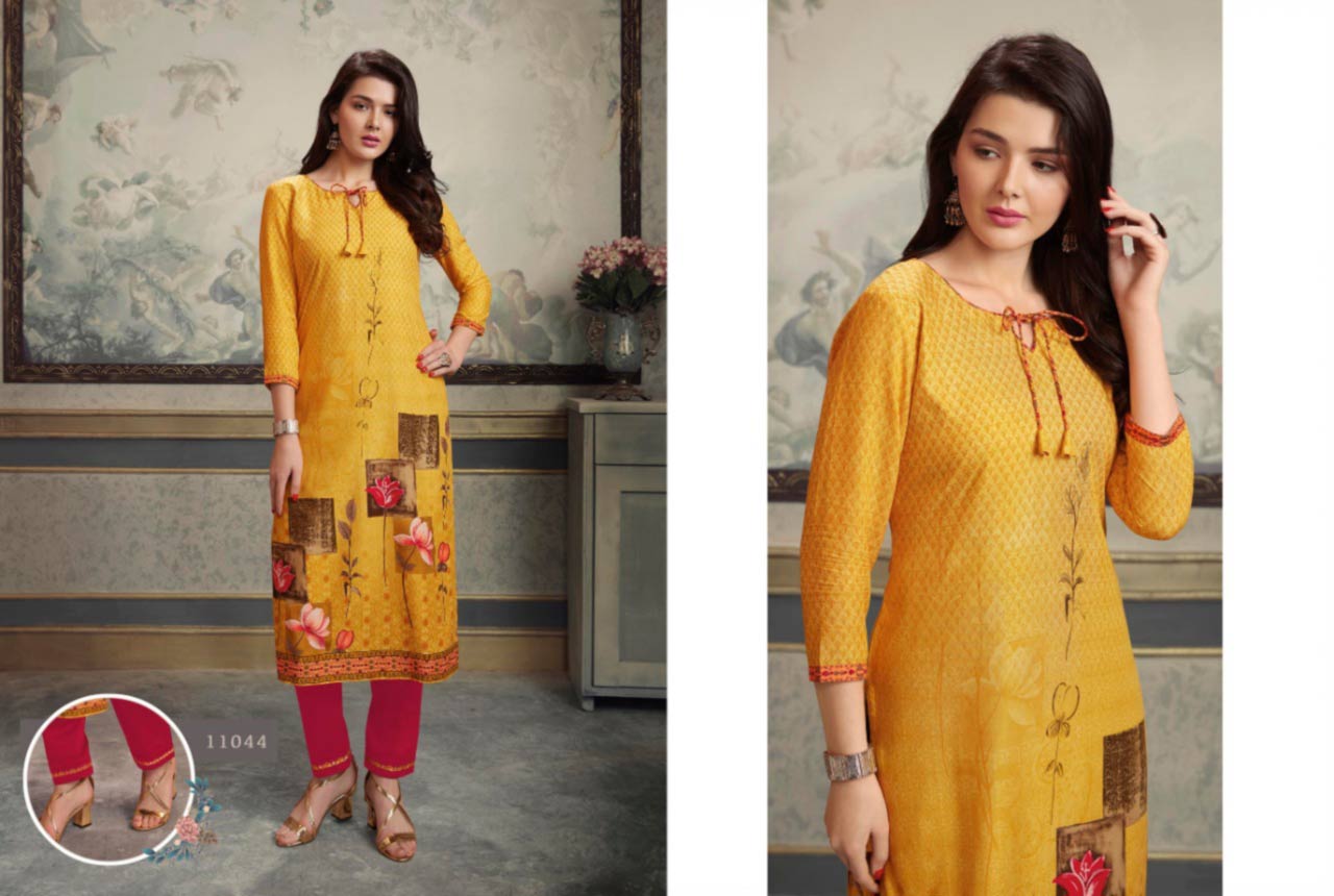Kajree Lotus Rayon Silk Wholesale Kurti Kajree Lotus Rayon Silk Wholesale Kurti