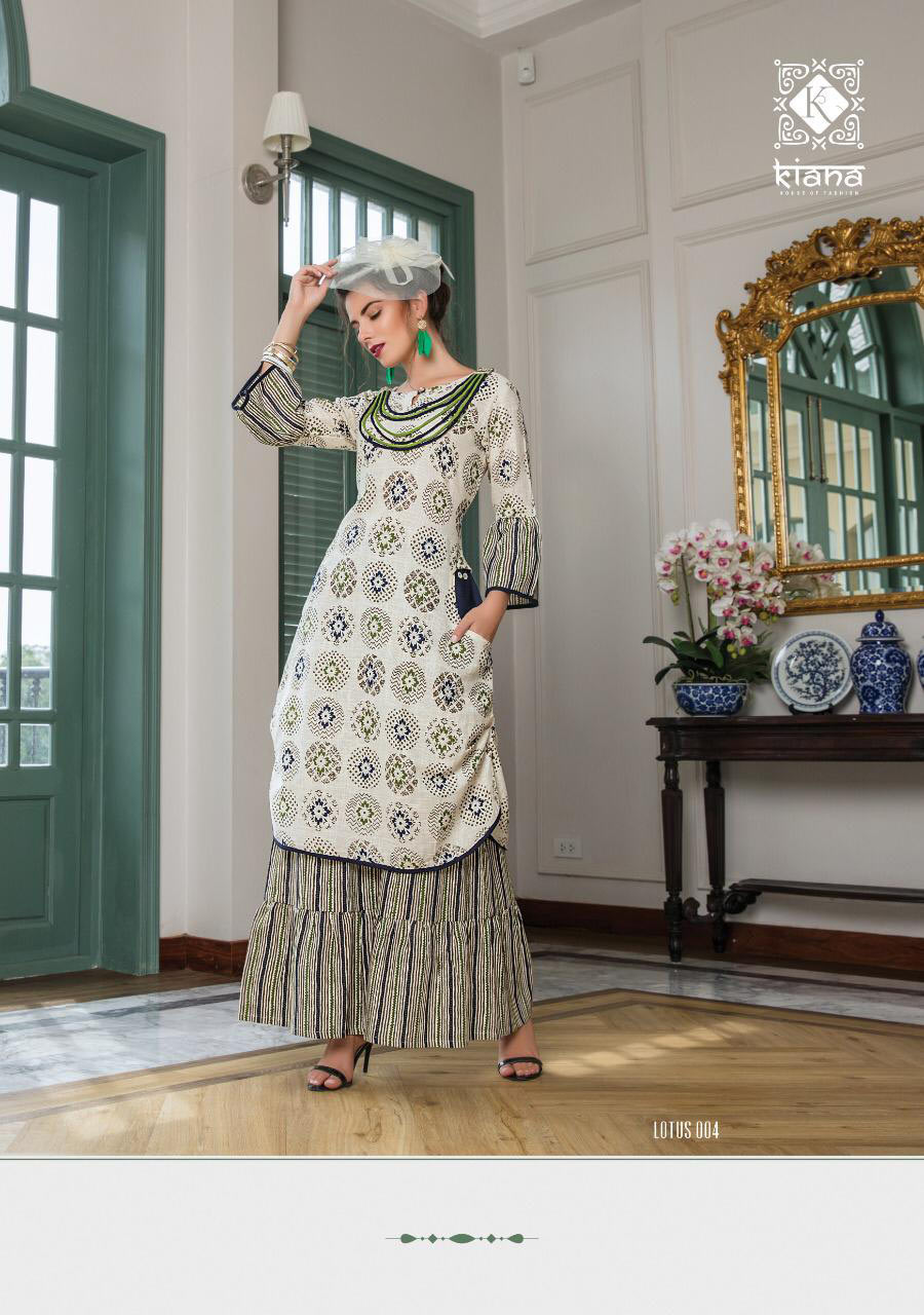 Lotus Kiana Dhoti Sharara Pant Palazzo Designer Kurti Lotus Kiana Dhoti Sharara Pant Palazzo Designer Kurti