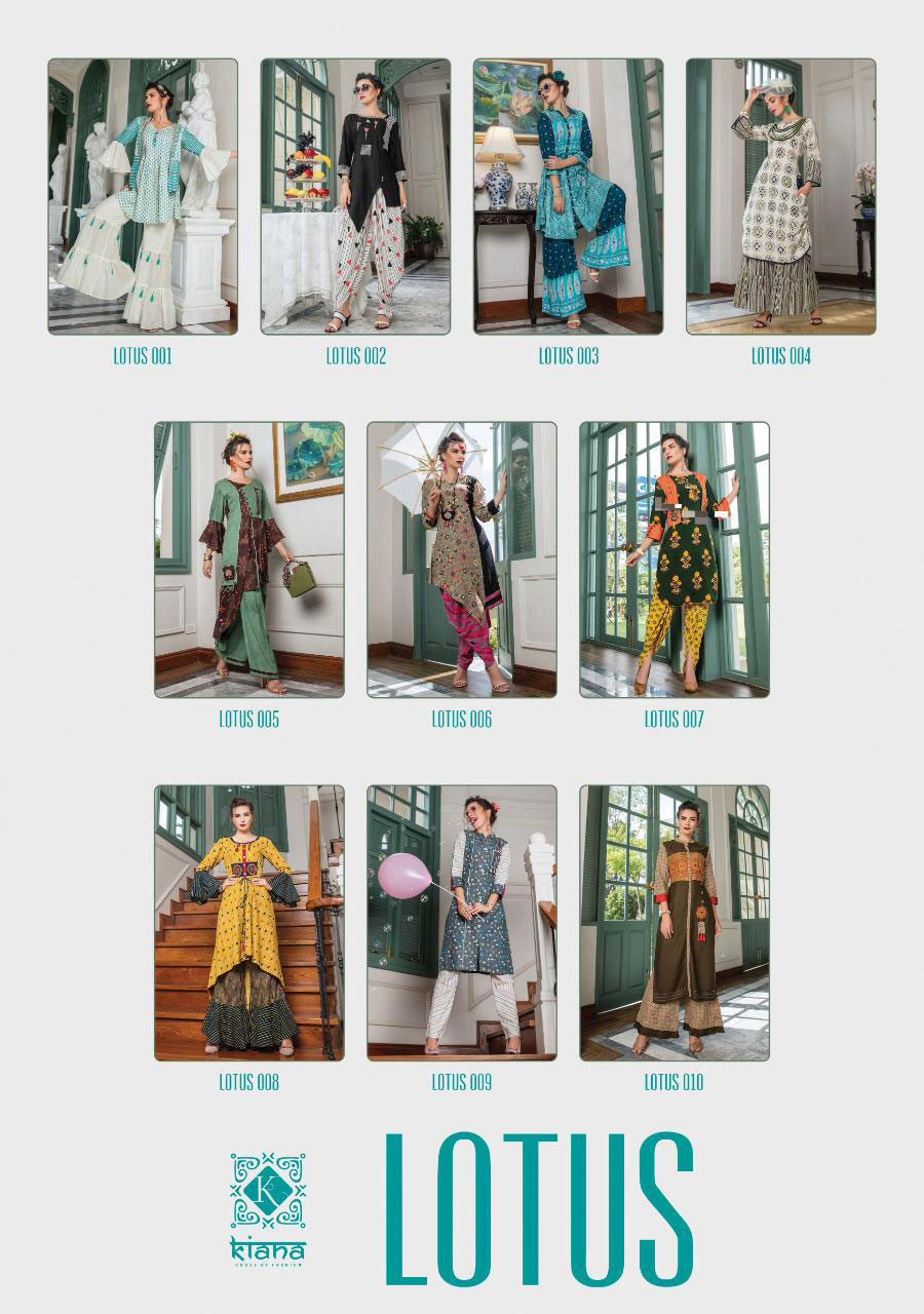 Lotus Kiana Dhoti Sharara Pant Palazzo Designer Kurti Lotus Kiana Dhoti Sharara Pant Palazzo Designer Kurti