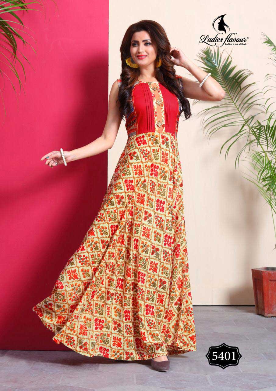 Lovely Ladies Flavour Rayon Foil Print Kurti Sets Lovely Ladies Flavour Rayon Foil Print Kurti Sets