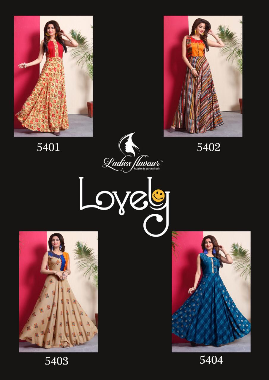 Lovely Ladies Flavour Rayon Foil Print Kurti Sets Lovely Ladies Flavour Rayon Foil Print Kurti Sets