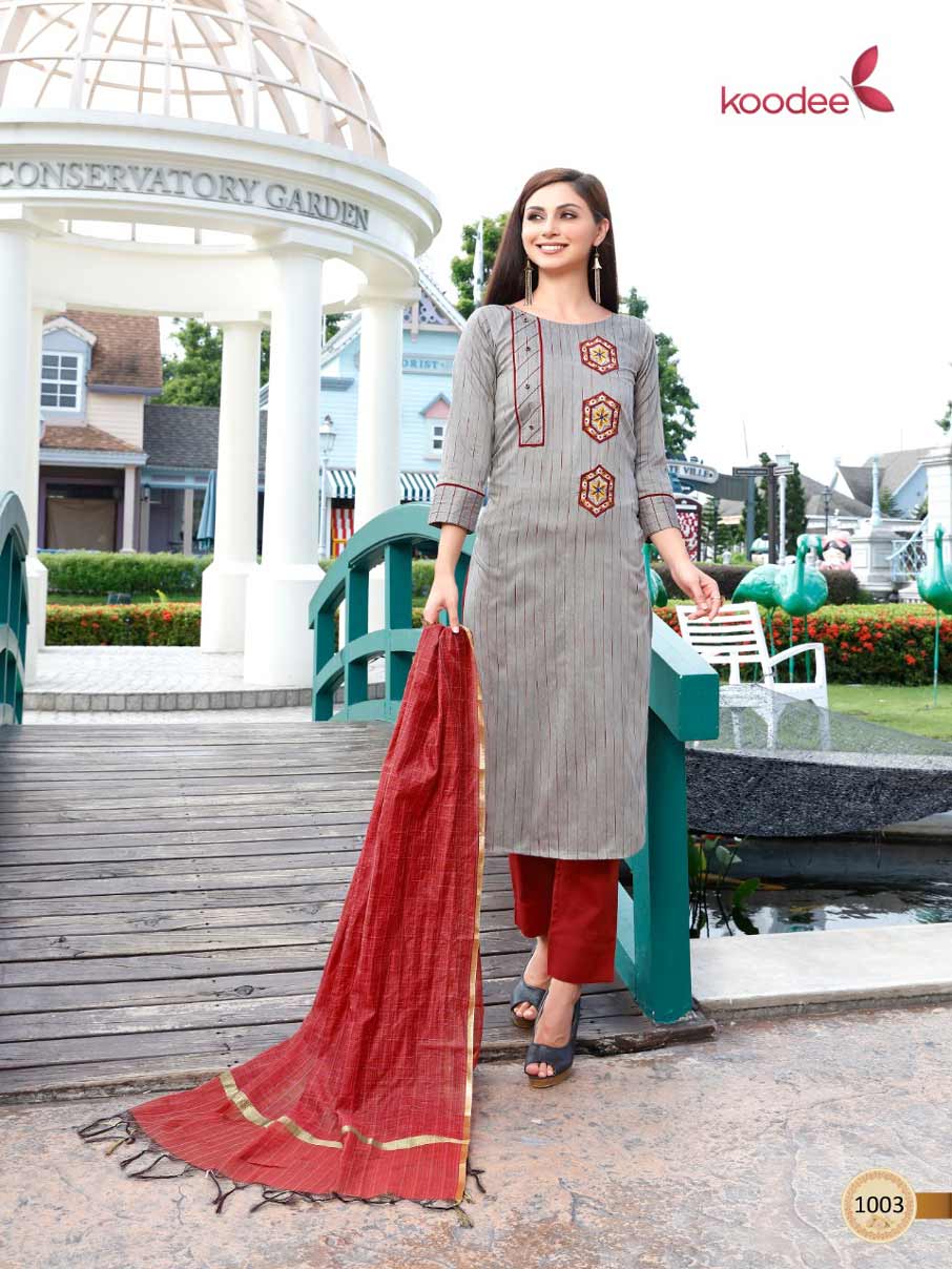 Koodee Mannat Pant Dupatta Kurti Sets Koodee Mannat Pant Dupatta Kurti Sets