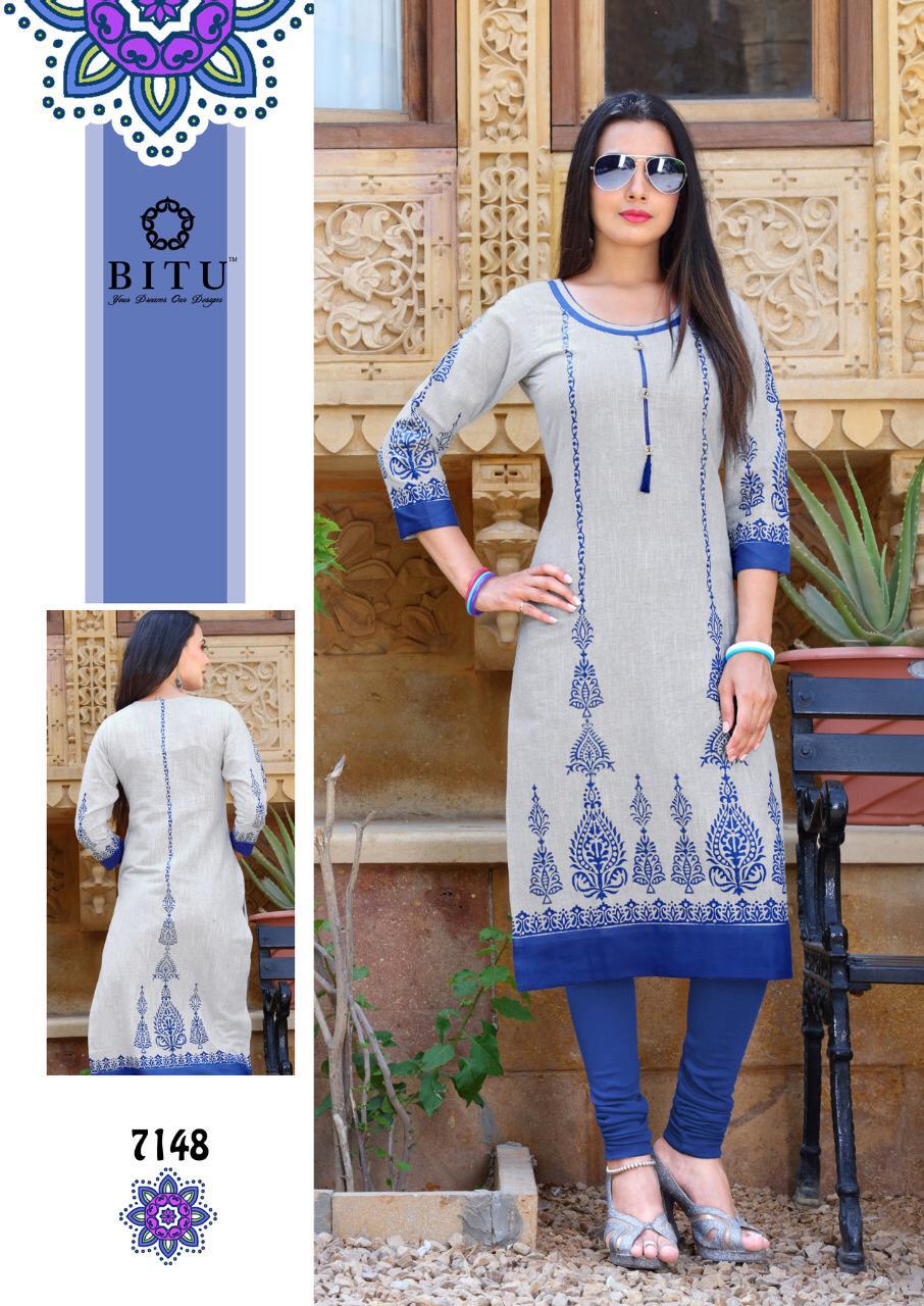 Mastani Bitu Design Rayon Khadi Kurtis Collection Mastani Bitu Design Rayon Khadi Kurtis Collection