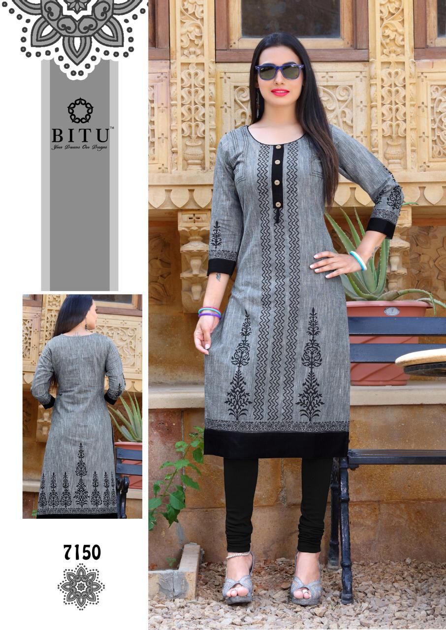 Mastani Bitu Design Rayon Khadi Kurtis Collection Mastani Bitu Design Rayon Khadi Kurtis Collection