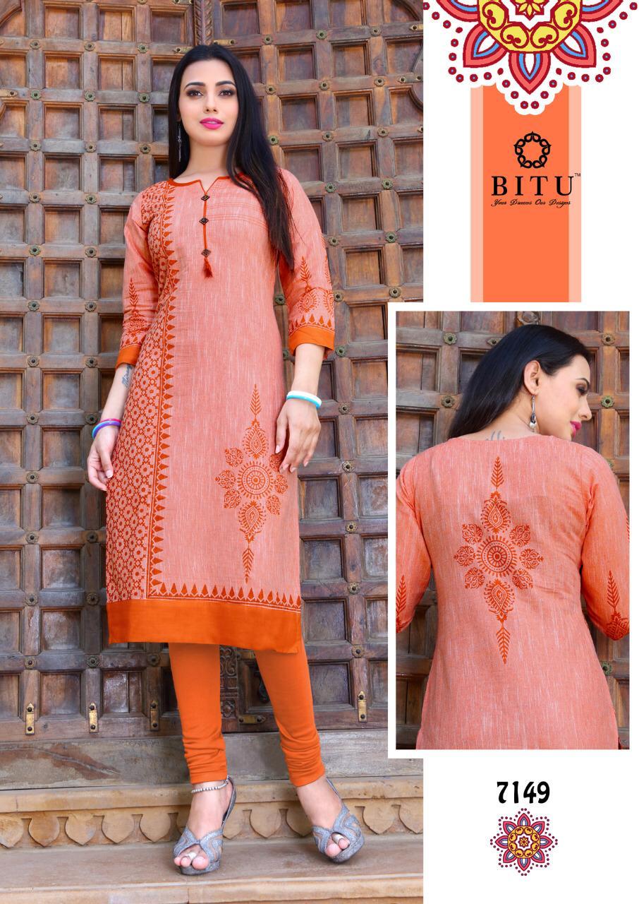 Mastani Bitu Design Rayon Khadi Kurtis Collection Mastani Bitu Design Rayon Khadi Kurtis Collection