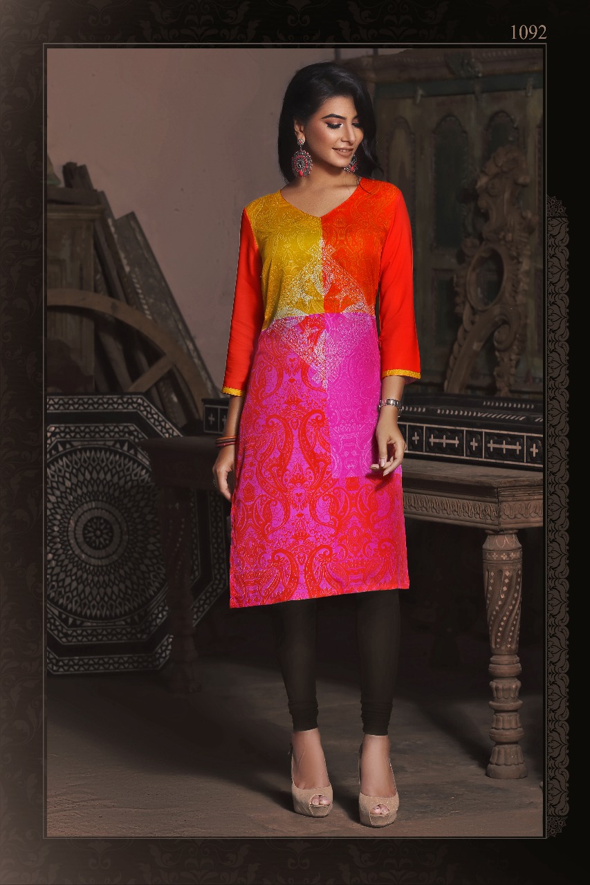 Mawra Manisha Fashion Butter Crepe Kurti Mawra Manisha Fashion Butter Crepe Kurti