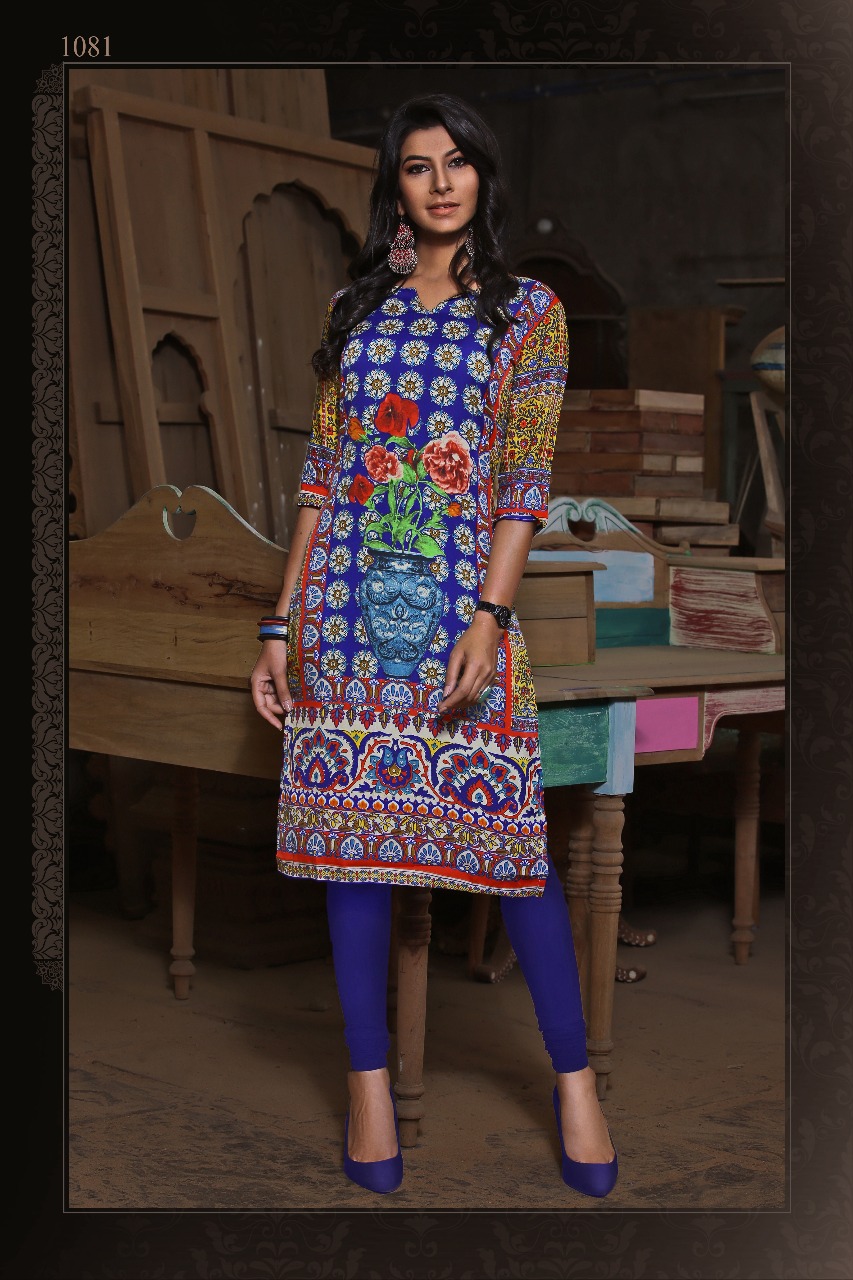 Mawra Manisha Fashion Butter Crepe Kurti Mawra Manisha Fashion Butter Crepe Kurti