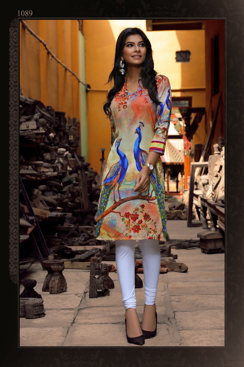 Mawra Manisha Fashion Butter Crepe Kurti Mawra Manisha Fashion Butter Crepe Kurti