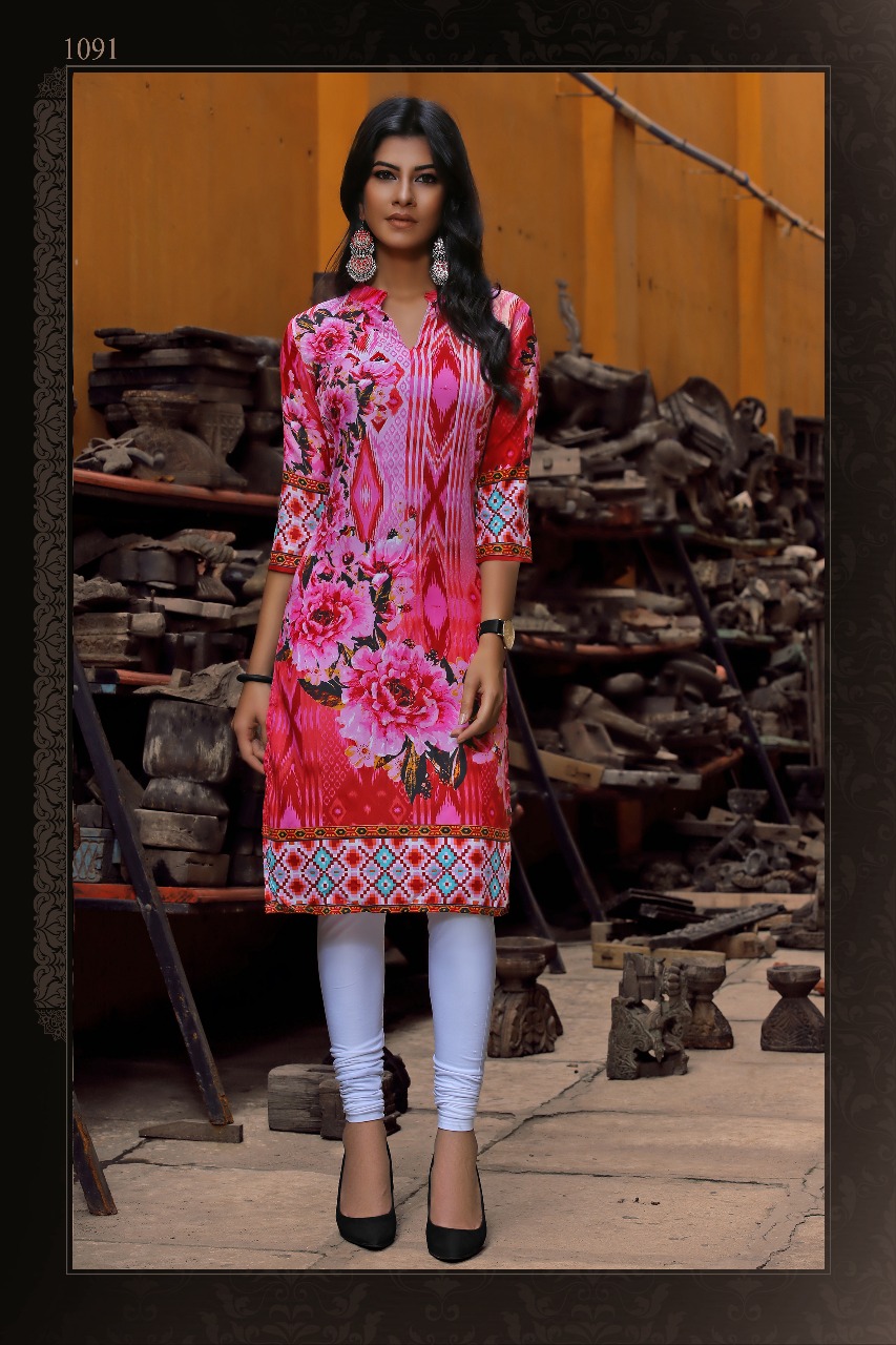 Mawra Manisha Fashion Butter Crepe Kurti Mawra Manisha Fashion Butter Crepe Kurti