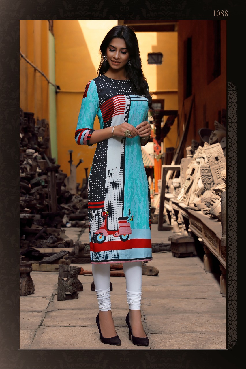 Mawra Manisha Fashion Butter Crepe Kurti Mawra Manisha Fashion Butter Crepe Kurti
