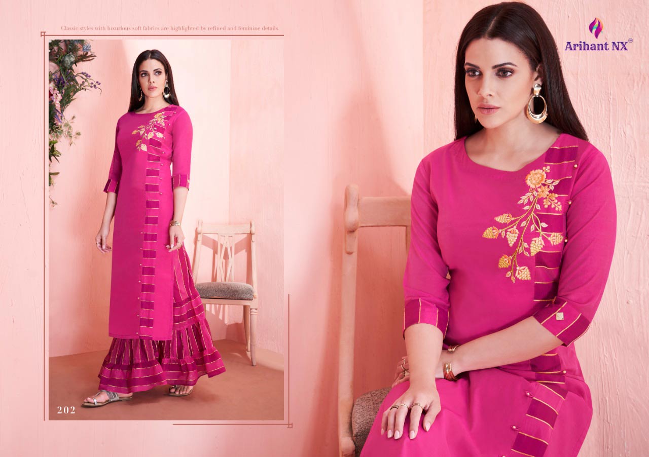 Mehar Arihant Nx Sharara Palazzo Kurti Manufacturer Mehar Arihant Nx Sharara Palazzo Kurti Manufacturer