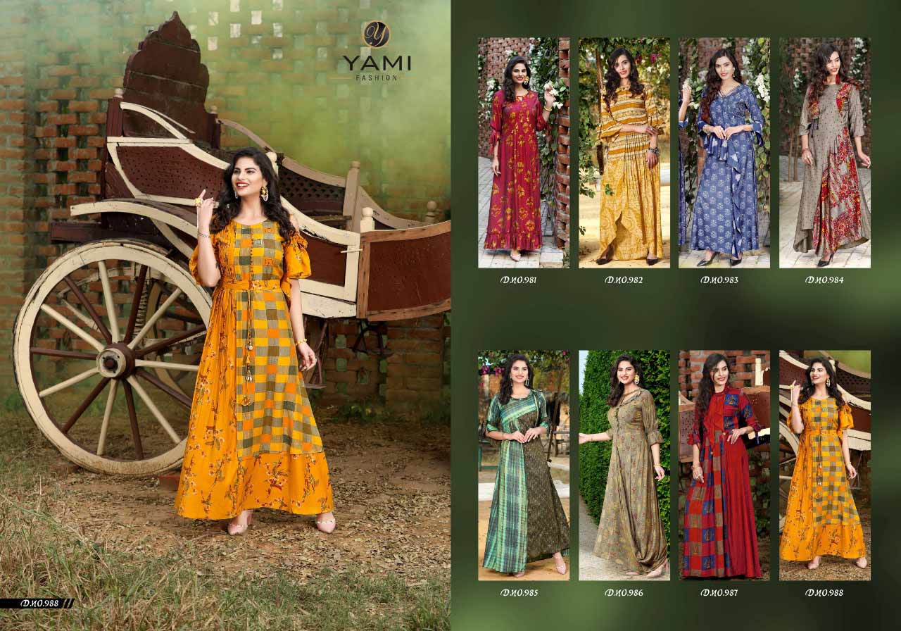 Menka Yami Fashion Muslin Modal Two Tone Kurti Menka Yami Fashion Muslin Modal Two Tone Kurti