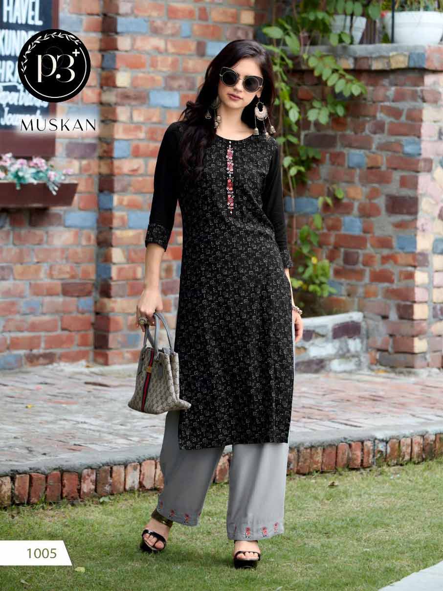 Muskan Embroidery Work Kurtis Collection Muskan Embroidery Work Kurtis Collection