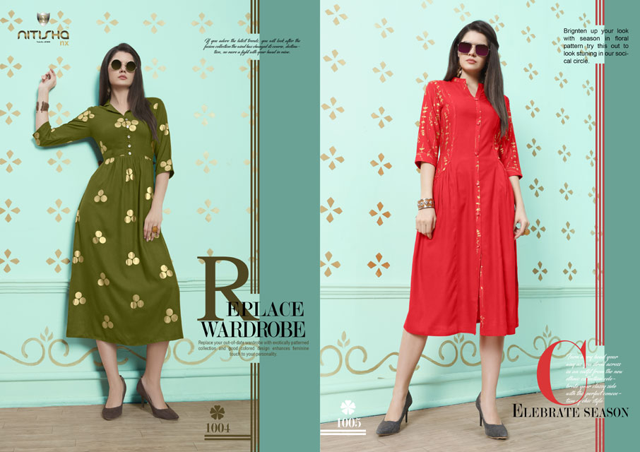 Naysa Nitisha NX Launch Sobber Rayon Kurti Naysa Nitisha NX Launch Sobber Rayon Kurti