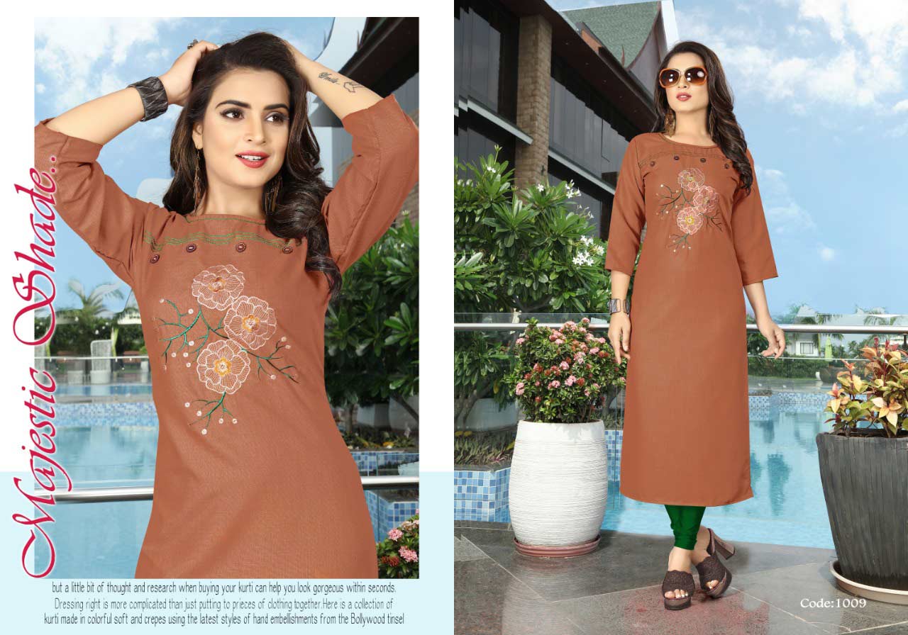 Nikita Neeti Creation Swiss Slub Kurti Catalog Nikita Neeti Creation Swiss Slub Kurti Catalog