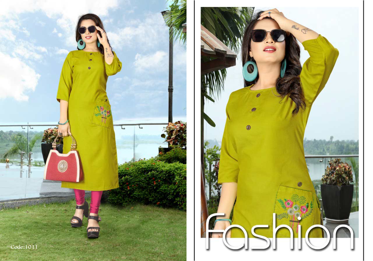 Nikita Neeti Creation Swiss Slub Kurti Catalog Nikita Neeti Creation Swiss Slub Kurti Catalog