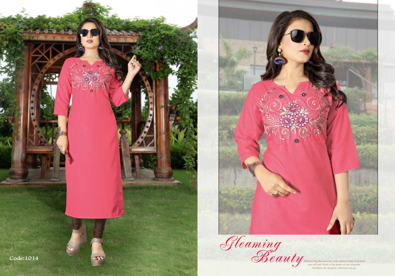 Nikita Neeti Creation Swiss Slub Kurti Catalog Nikita Neeti Creation Swiss Slub Kurti Catalog