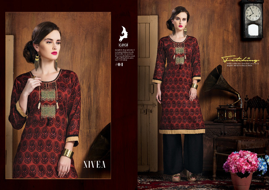 Nivea Kaya Designer Cotton Kurtis Set Collection Nivea Kaya Designer Cotton Kurtis Set Collection