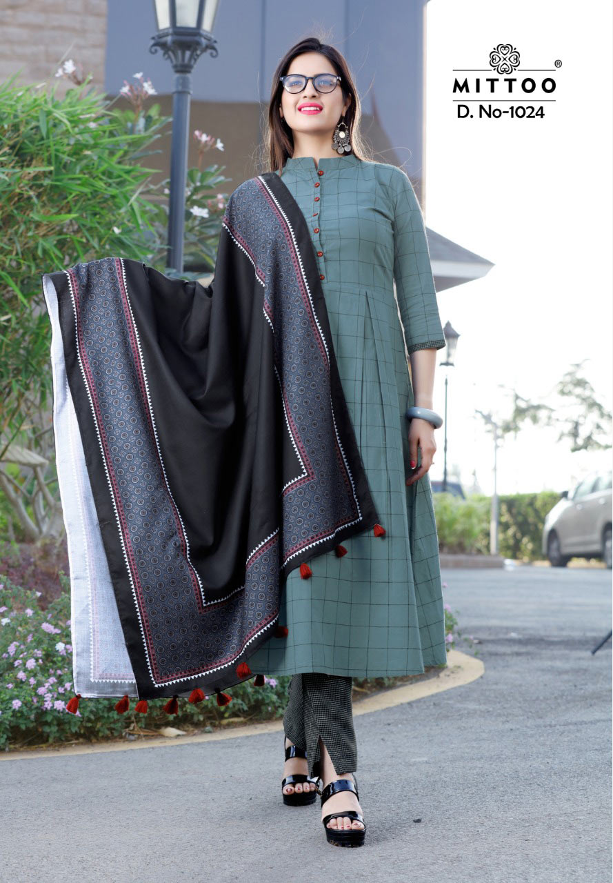Kurta Mittoo Rayon Print Chanderi Dupatta Kurti Kurta Mittoo Rayon Print Chanderi Dupatta Kurti