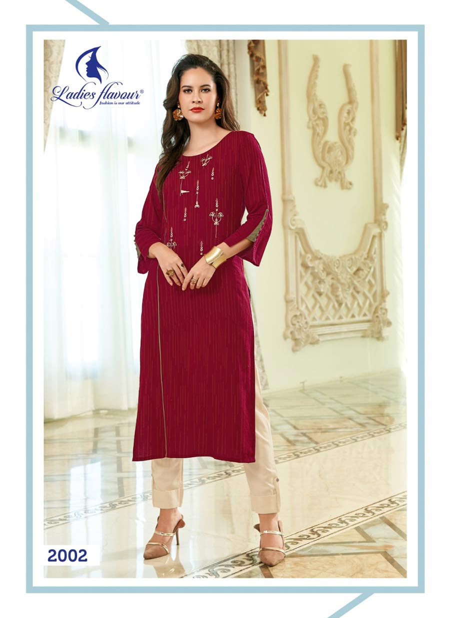 Ozarro Rayon Embroidery Wholesale Kurti Ozarro Rayon Embroidery Wholesale Kurti