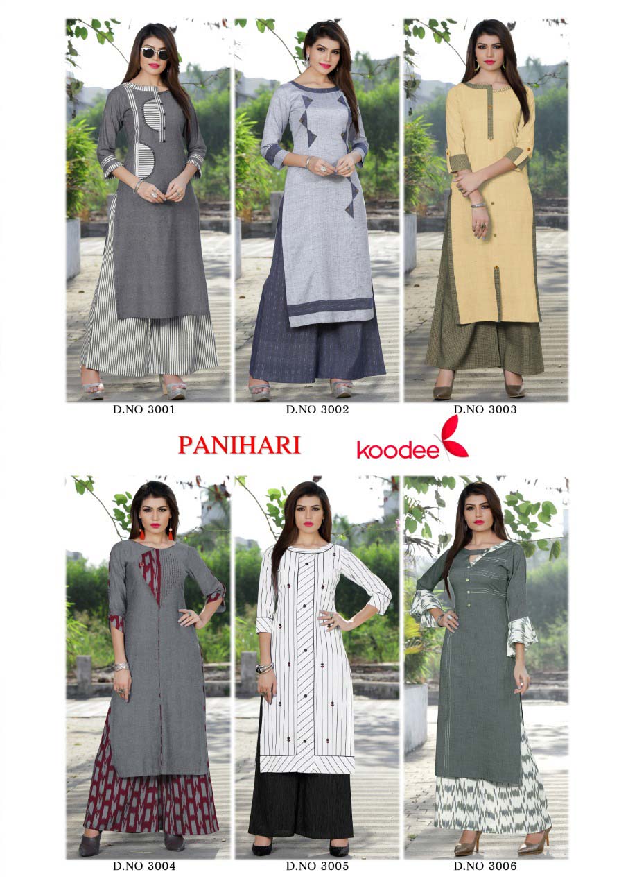 Panihari Koodee Handloom Cotton Palazzo Kurti Panihari Koodee Handloom Cotton Palazzo Kurti