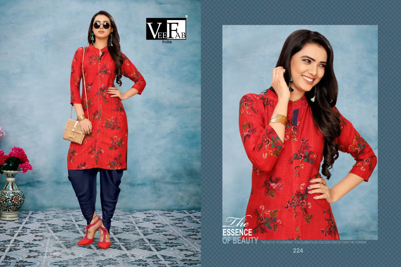 Pankh VeeFab Rayon Dhoti Patiyala Wholesale Kurti Pankh VeeFab Rayon Dhoti Patiyala Wholesale Kurti