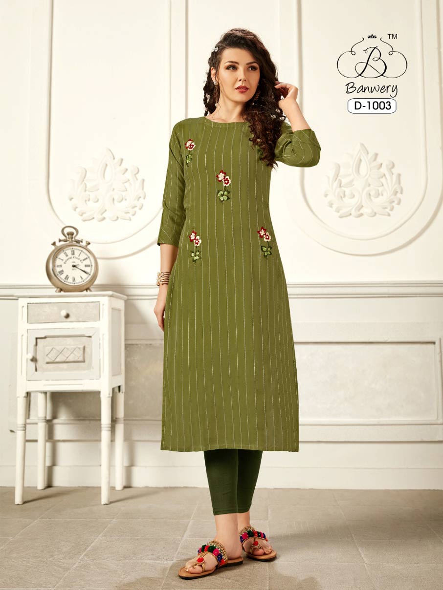 Pannu Weaving Stripe Wholesale Kurti Set Pannu Weaving Stripe Wholesale Kurti Set