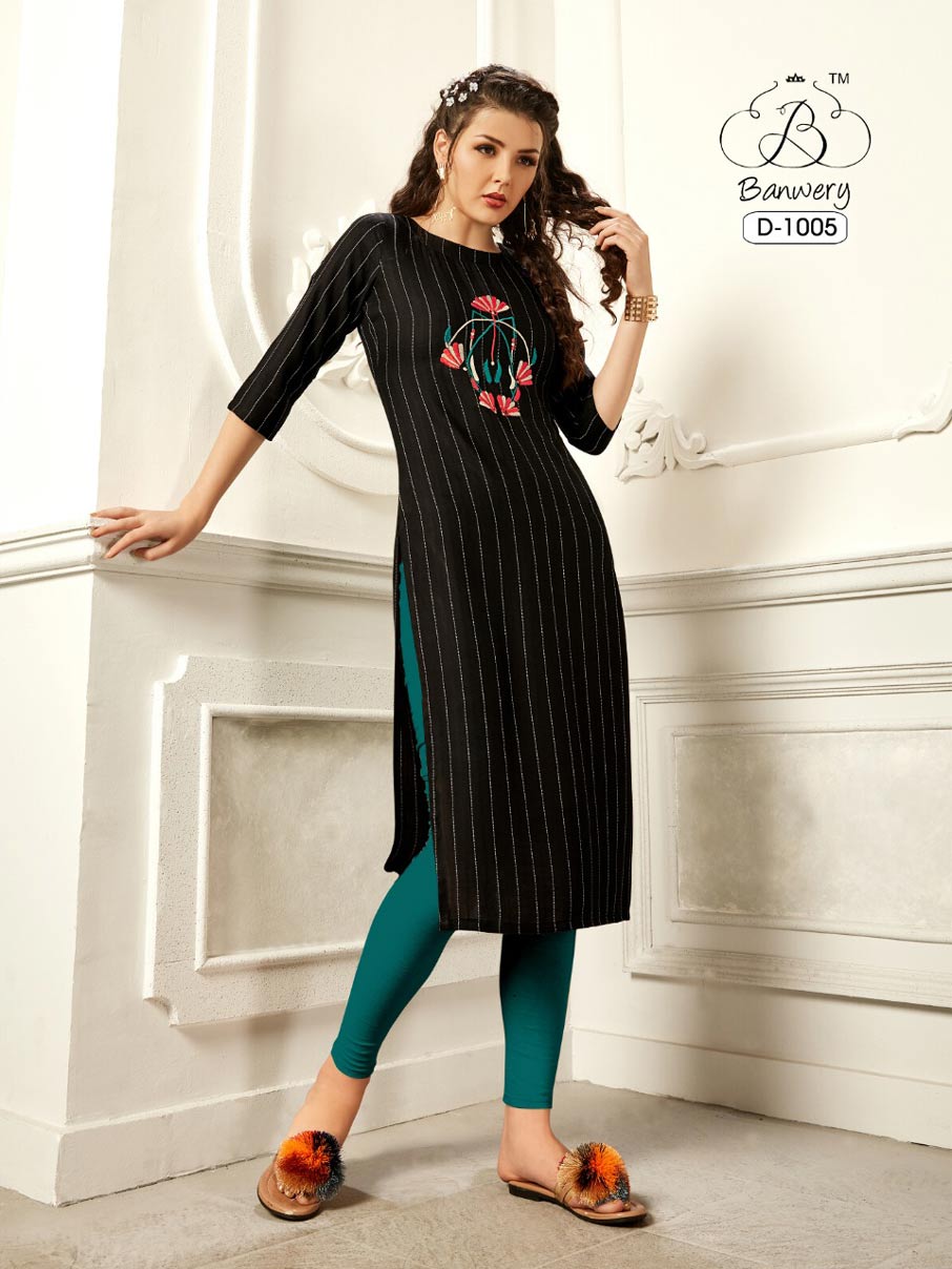 Pannu Weaving Stripe Wholesale Kurti Set Pannu Weaving Stripe Wholesale Kurti Set