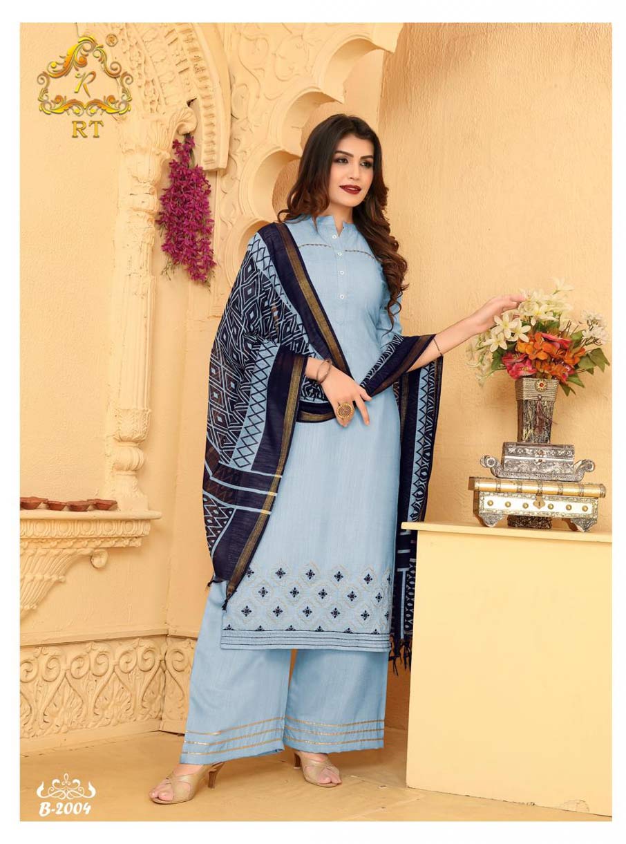 Pastel RT Rayon Kurti with Dupatta and Palazzo Pastel RT Rayon Kurti with Dupatta and Palazzo