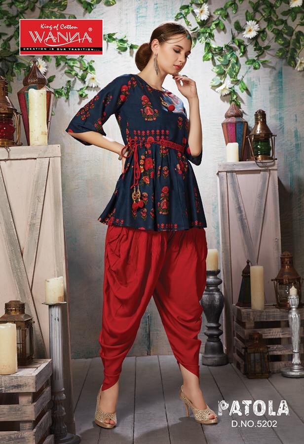 Patola Wanna Designer Dhoti Kurti Catalog Patola Wanna Designer Dhoti Kurti Catalog